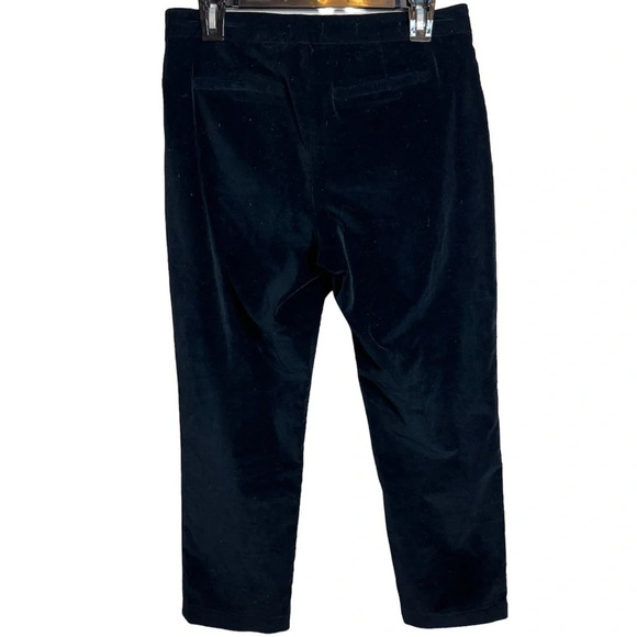 NYDJ CORYNNA Ankle  Black Velvet cropped pants Sz 6P - Picture 3 of 6